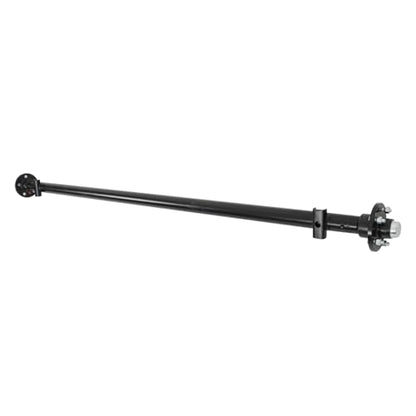 Silscvtt 3500 lbs Trailer Axle with 5-Lug 4.5 Hubs 70 Spring Center, 85 Hub Face, U-Bolt Kit