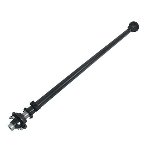 labwork 6000Lbs 6 Lug Trailer Axle 95 Inch Hub Face 80 Inch Spring Center 6 x 5.5 Bolts for Light Duty Trailers