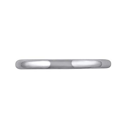 950 Platinum 2 mm Plain Wedding Band (Ring Size 8)