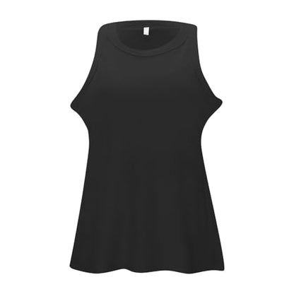 Premium Brand Deal! Summer Tops for Women 2025 Tank top with Built in Bra for Women Racerback Workout Undershirt Cotton Camisole Workout Sports Padded Cami 2025 Deals+of+the+Day Clearance Black M