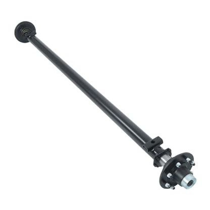 labwork 7000Lbs 8 Lug Trailer Axle 95 Inch Hub Face 80 Inch Spring Center 8 x 6.5 Bolts for Light Duty Trailers