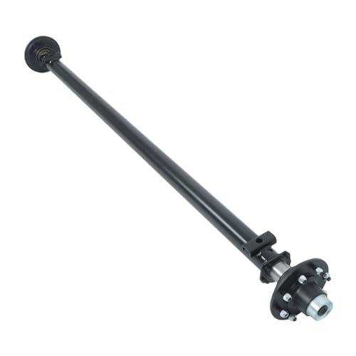 labwork 7000Lbs 8 Lug Trailer Axle 95 Inch Hub Face 80 Inch Spring Center 8 x 6.5 Bolts for Light Duty Trailers