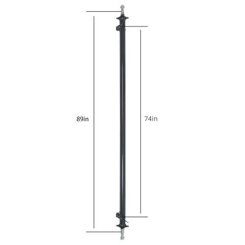 Thomletha Trailer Axle Only Beam with Idler 89 Inch Hub Face 74 Inch Spring Center 3500lbs Capacity for Light Trailer