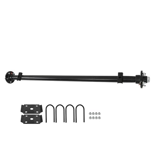 munirater 3500lbs 5x4.5 Bolt Pattern 61 Hub Face 46 Spring Center Trailer Axle U Bolt Kit