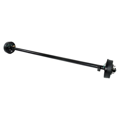 labwork 3500Lbs 5 Lug Electric Brake Trailer Axle 89 Inch Hub Face 74 Inch Spring Center 5 x 4.5 Bolts for Light Duty Trailers