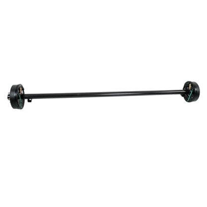 labwork 3500Lbs 5 Lug Electric Brake Trailer Axle 89 Inch Hub Face 74 Inch Spring Center 5 x 4.5 Bolts for Light Duty Trailers