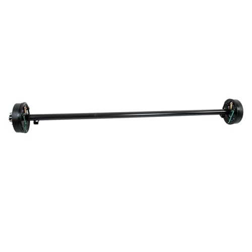 labwork 3500Lbs 5 Lug Electric Brake Trailer Axle 89 Inch Hub Face 74 Inch Spring Center 5 x 4.5 Bolts for Light Duty Trailers