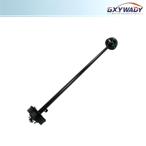 GXYWADY 3500lbs Trailer Axle Electric Brake 5 Lug 4.5 Inch Trailer Axle 89 Inch Hub Face 74 Inch Spring Center