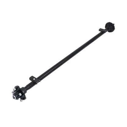 Thomletha Trailer Axle 2000 lbs Axle Beam 5 Lug Trailer Axle 61 inch Hub Face 46 inch Spring Center