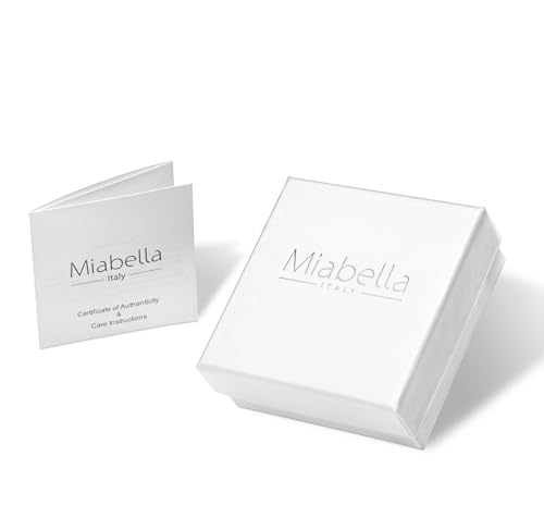 Miabella Italian 925 Sterling Silver Byzantine Bracelet for Women, Handmade in Italy (Length 8 Inches)