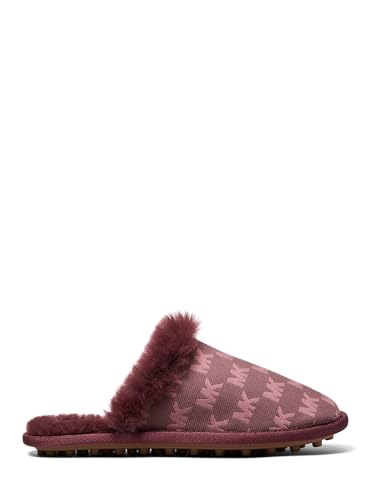 Michael Kors Women's Ada Slipper, Oxblood, 7