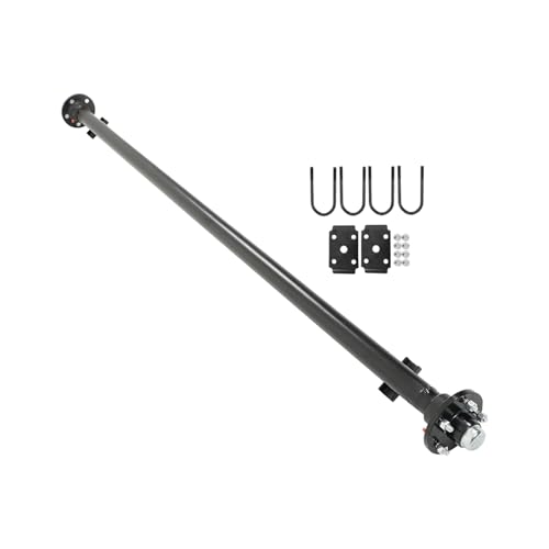 munirater 3500lbs 5x4.5 Bolt Pattern 89 Hub Face 74 Spring Center Trailer Axle U Bolt Kit