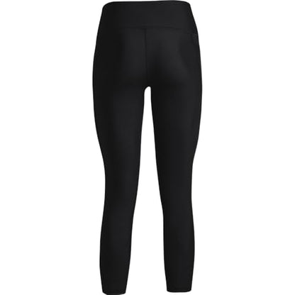 Under Armour Womens HeatGear Armour High Waisted Ankle No-Slip Leggings , Black (001)/White , Medium