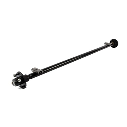 Thomletha Trailer Axle 2000 lbs Axle Beam 4 Lug Trailer Axle 61 inch Hub Face 46 inch Spring Center