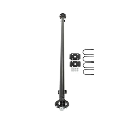 munirater 3500lbs 5x4.5 Bolt Pattern 89 Hub Face 74 Spring Center Trailer Axle U Bolt Kit