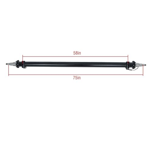labwork 7000lb Beam Only Trailer Axle 75 Inch Hub Face 58 Inch Spring Center