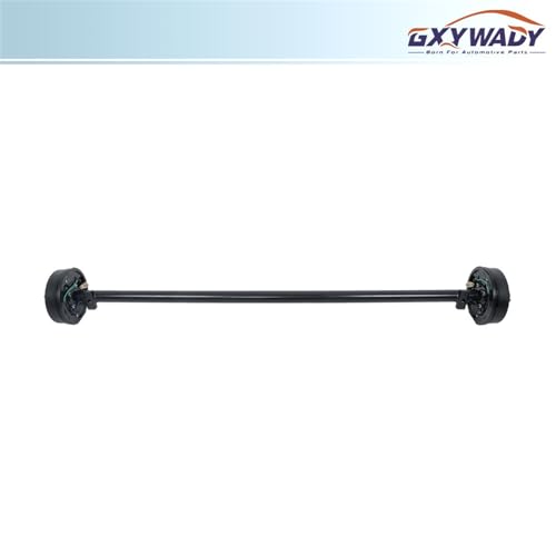 GXYWADY 5 Lug 4.5 Inch Trailer Axle 3500lbs Trailer Axle Electric Brake 85 Inch Hub Face 70 Inch Spring Center