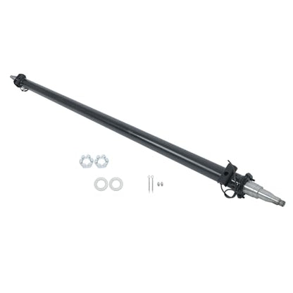 GXYWADY 6000lbs Trailer Axle Only Beam with Idler Hub Face 95 Inch Spring Center 80 Inch Replacement for All Light Duty Trailers