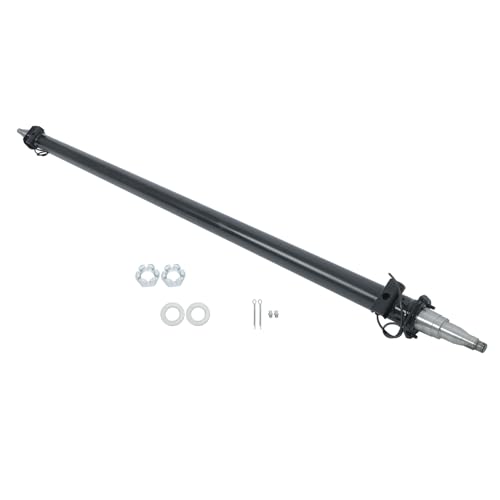 GXYWADY 6000lbs Trailer Axle Only Beam with Idler Hub Face 95 Inch Spring Center 80 Inch Replacement for All Light Duty Trailers