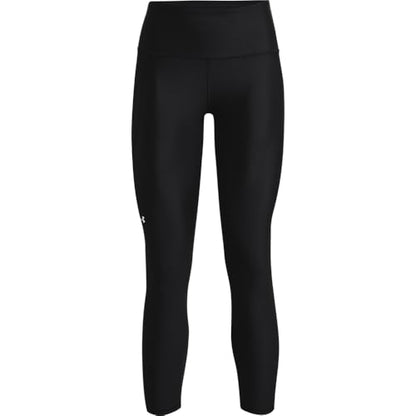 Under Armour Womens HeatGear Armour High Waisted Ankle No-Slip Leggings , Black (001)/White , Medium