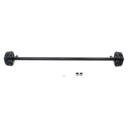 labwork 3500Lbs 5 Lug Electric Brake Trailer Axle 85 Inch Hub Face 70 Inch Spring Center 5 x 4.5 Bolts for Light Duty Trailers