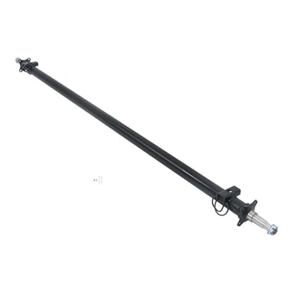 GXYWADY 3500lbs Trailer Axle Only Beam with Idler 89 Inch Hub Face 74 Inch Spring Center