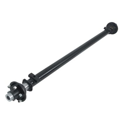 Thomletha 6000lbs Capacity Trailer Axle 6 Lug-5.5 Trailer Axle 73 Hub Face 58 Spring Center