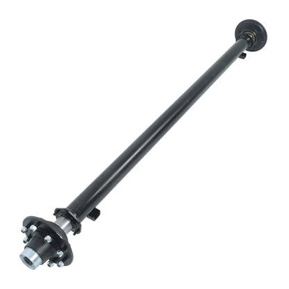 GXYWADY 8 Lug 6.5 Inch Trailer Axle 7000lbs Trailer Axle 75 Inch Hub Face 58 Inch Spring Center