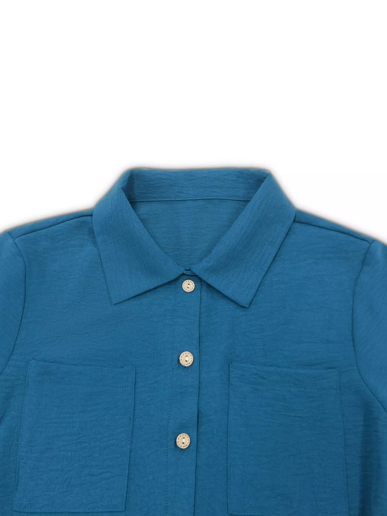 Button-Down Long Sleeve Dress