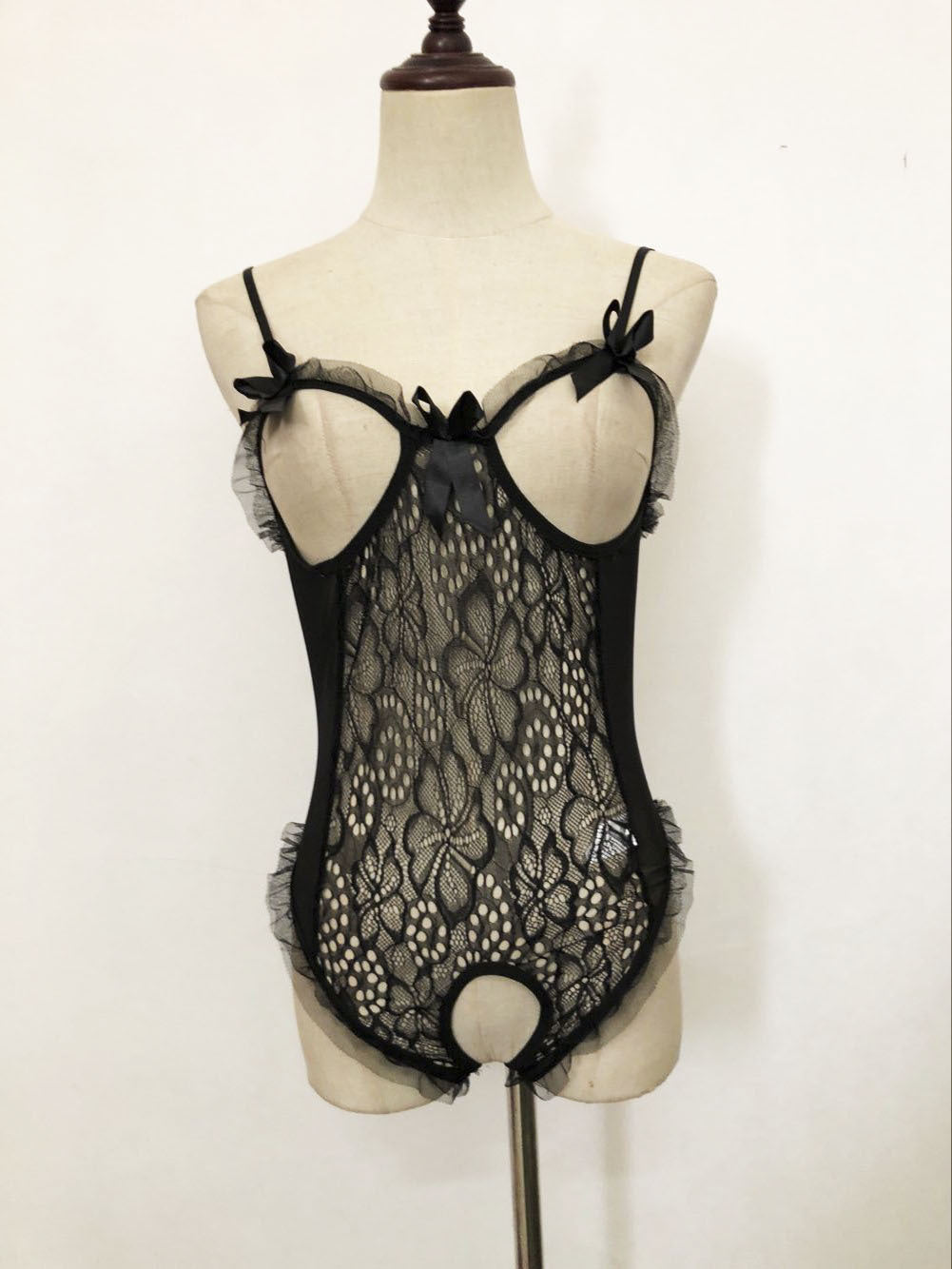 Sexy Lingerie Sexy Low-Cut One-Piece Sexy Suit Underwear Black