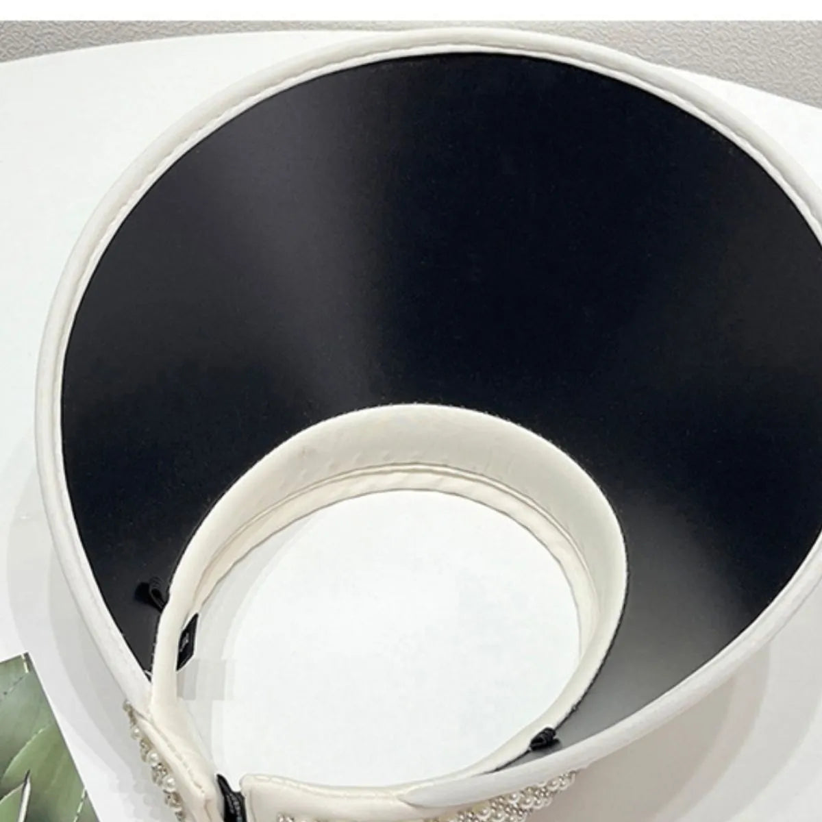 Pearl Detail Sunscreen Hat