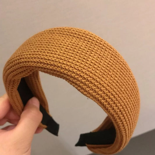 Knitted Wide Padded Headband