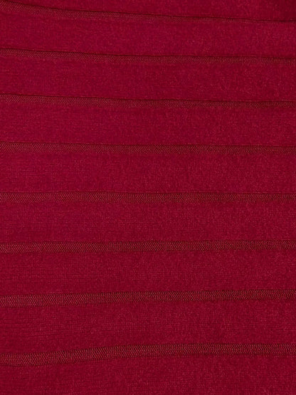 Ribbed Knit Hoodie Dress