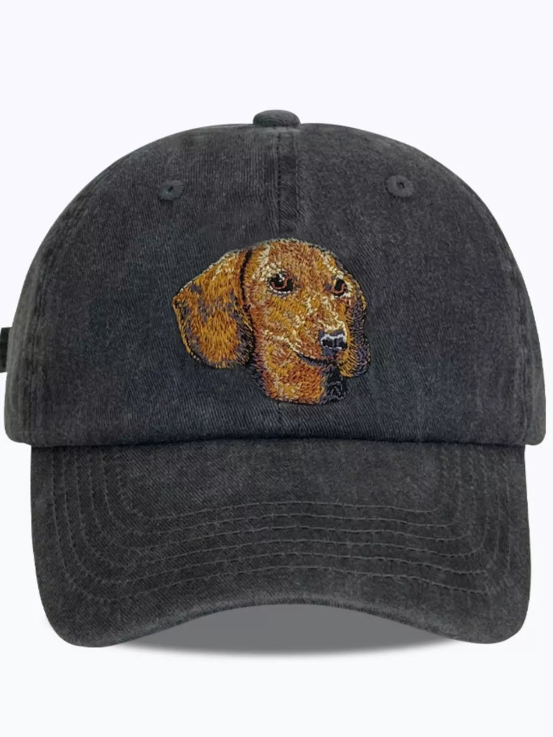 Dog Washed Baseball Cap Sausage One Size