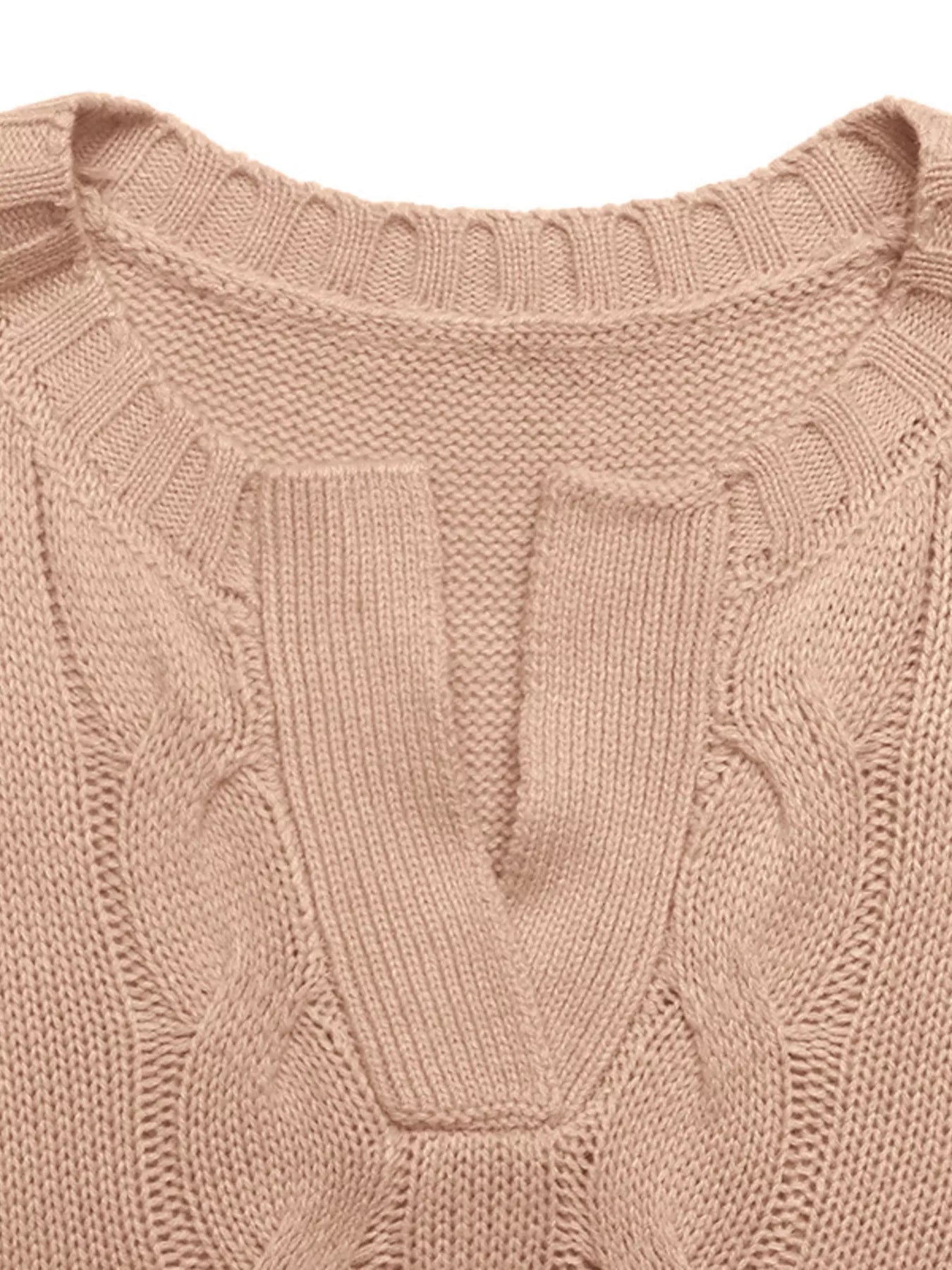 Cable Knit Sweater Vest