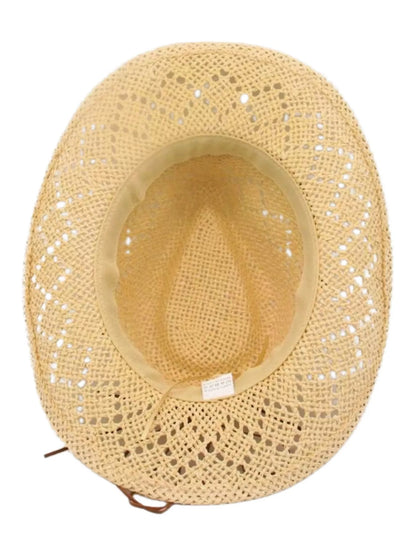 Boho Woven Cowboy Hat