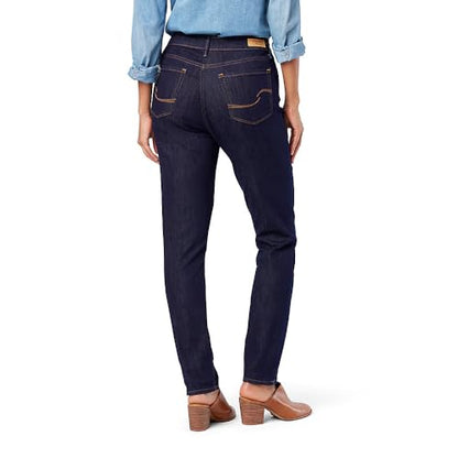 Levi Strauss Signature Gold Women's Classic Taper Jean Mid-Rise Stretch Denim (Also Available in Plus Size), (New) Island Rinse, 14
