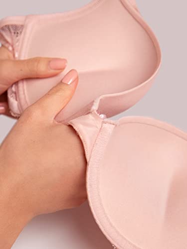 Pink Wear Everywhere Lightly Lined Bra - Smart & Sexy Women's Maximum Cleavage Underwire Push Up Bra