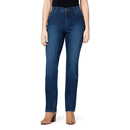 Gloria VanderbiltWomen'sAmanda Classic High Rise Tapered Jean Petite, Scottsdale, 12 Petite