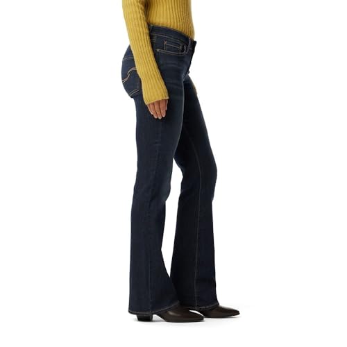 Levi Strauss Signature Gold Women's Modern Bootcut Jeans Mid-Rise Stretch Denim (Also Available in Plus), Stormy Sky-waterless, 12 Regular