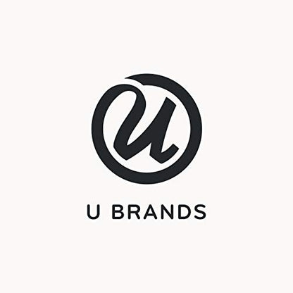 U Brands Magnetic Chalkboard, 11" x 15.5", Frameless, Premium Matte Surface, Includes Marker and Magnet