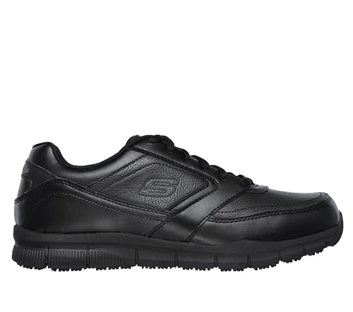 Skechers Men's Work Nampa Food Service Shoe, Black, 11