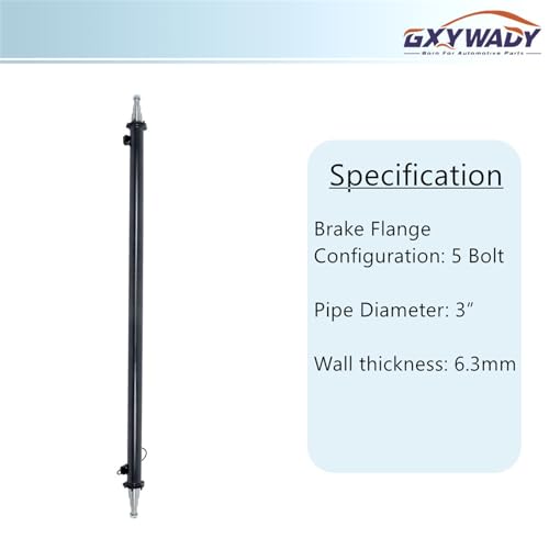 GXYWADY 6000lbs Trailer Axle Only Beam with Idler 85 Hub Face 70 Spring Center