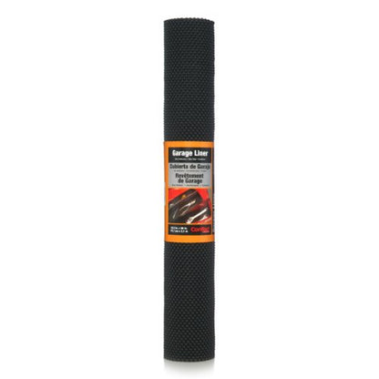 Con-Tact Brand Industrial Grip Premium Shelf Liner, Non-Adhesive and Non-Slip Drawer Liner, Heavy-Duty, Waterproof, Easy-to-Clean, 86" x 22", Black