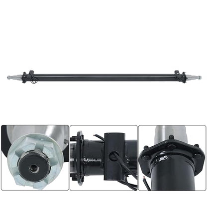 Thomletha Trailer Axle Only Beam with Idler 73 Inch Hub Face 58 Inch Spring Center 6000lbs Capacity