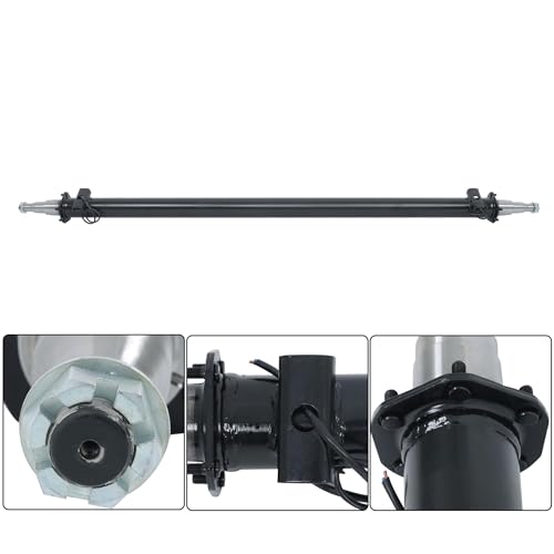 Thomletha Trailer Axle Only Beam with Idler 73 Inch Hub Face 58 Inch Spring Center 6000lbs Capacity
