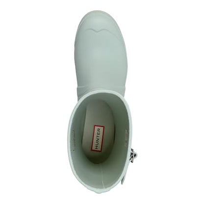 Hunter Women's Original Short Rain Boot, Light Green, 8 Medium