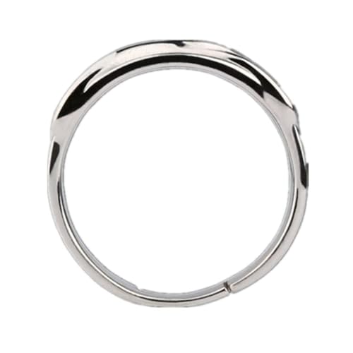 Anime Super Black GK Time Ring Silver Finger Rings Earring Fashion