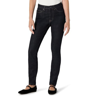 Amazon Essentials Women's High Stretch High-Rise Skinny Jeans, Rinse, 18 Short