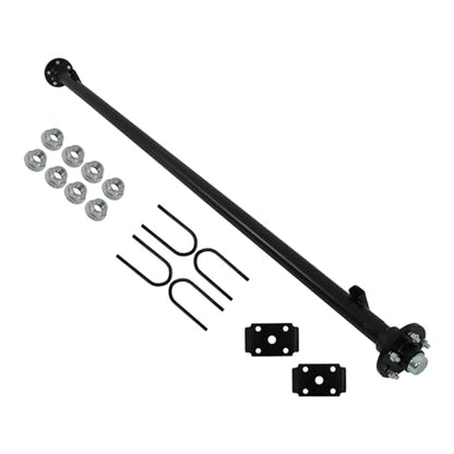 munirater 3500lbs 5x4.5 Bolt Pattern 95 Hub Face 80 Spring Center Trailer Axle U Bolt Kit